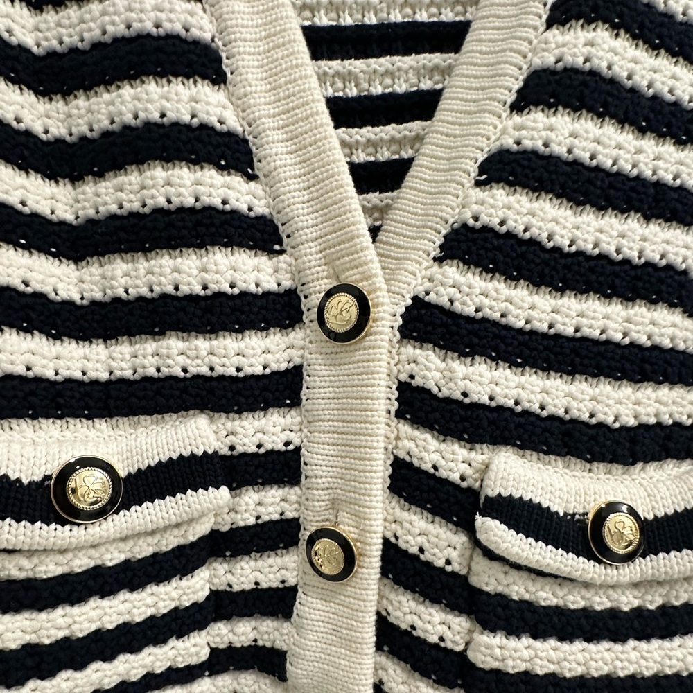 Ba&sh V-Neck Gaspard Cardigan Sweater - Picture 3 of 8
